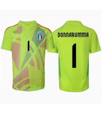 Italien Gianluigi Donnarumma #1 Målmand Replika Hjemmebanetrøje EM 2024 Kortærmet
